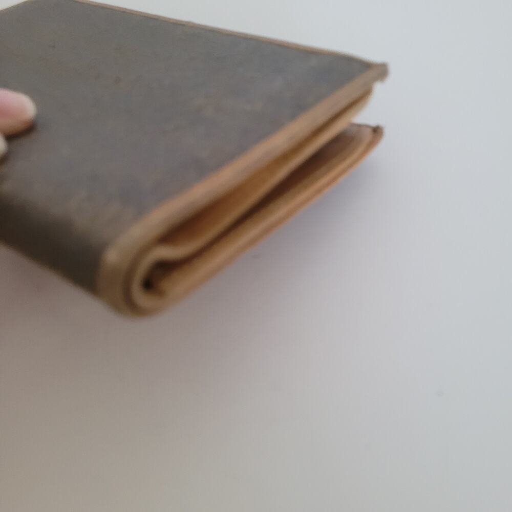 GUCCI Vintage GG Wallet Medium Bifold Brown Coin Bill Purse Kisslock Leather - Picture 13 of 13